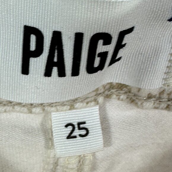 PAIGE Jeans Womens 25 Hoxton Ankle Cotton Stretch Snakeskin Print Pockets - Picture 9 of 11